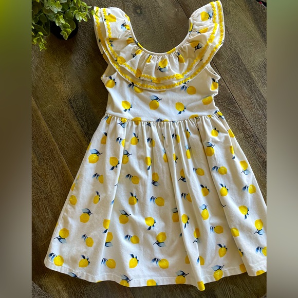 Janie and Jack Other - 🍋 Janie and Jack Cotton Lemon summer dress, size 7
